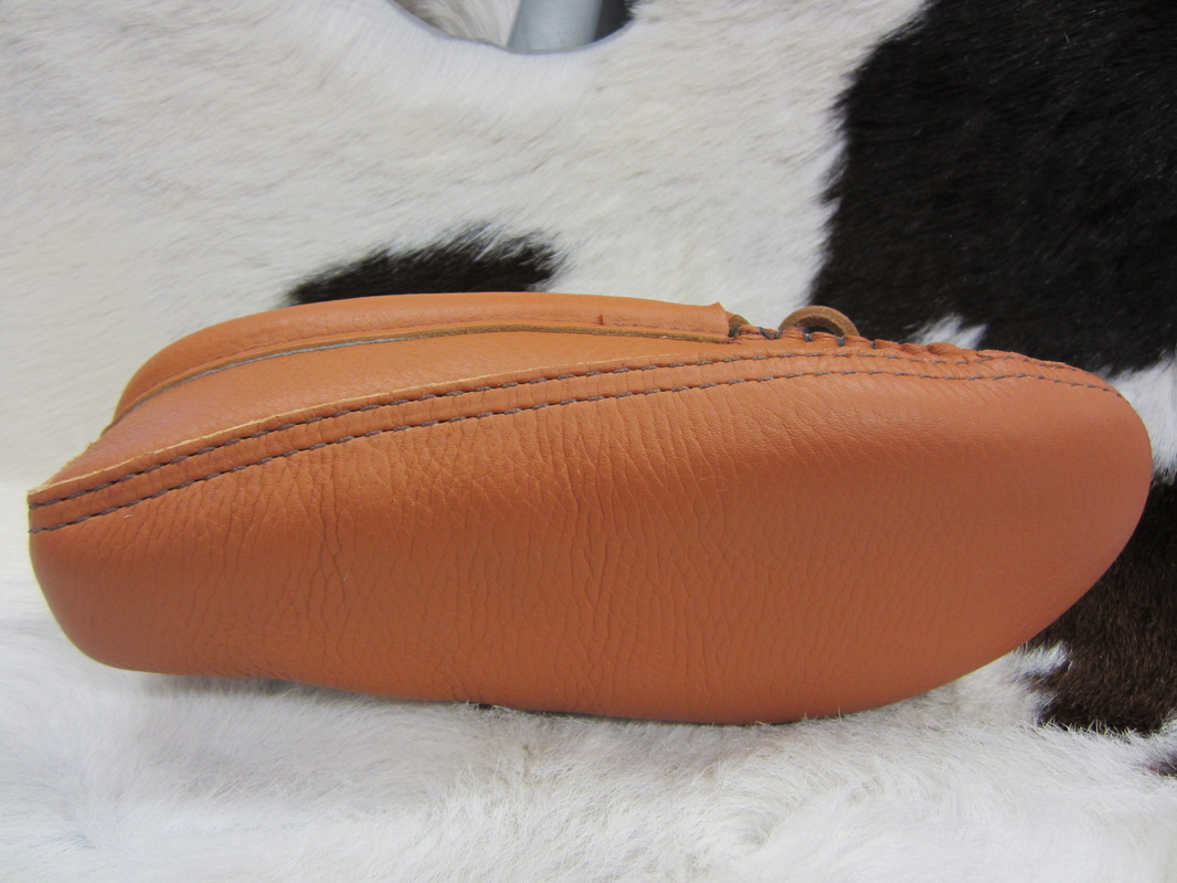 double sole leather moccasins